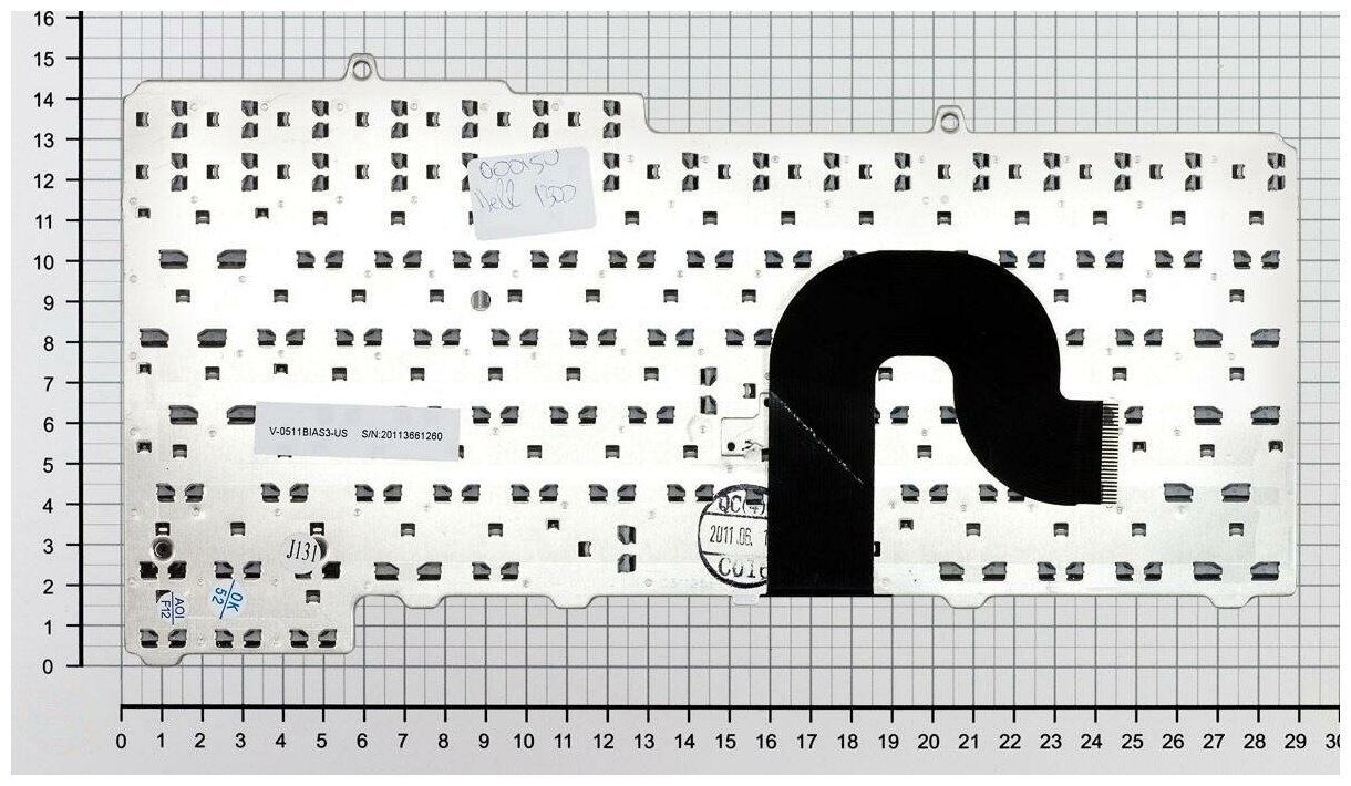 Клавиатура для ноутбука Dell 00TD459 русская черная