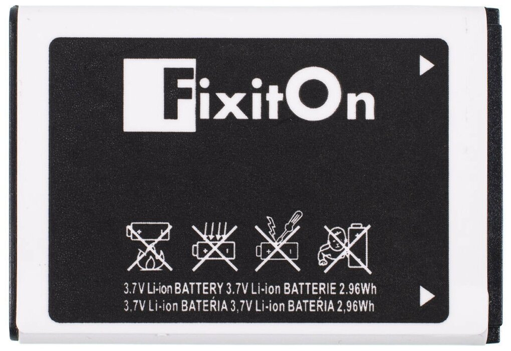 Аккумулятор FixitOn AB463446BU, BST3108BE, AB043446BE, AB043446LE, BST3108BC для Samsung GT-C3520, C3010, GT-E2152, GT-E1200M и др.