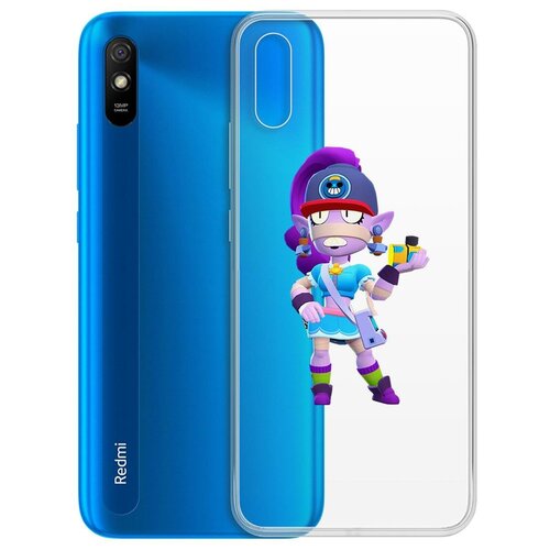 фото Чехол-накладка clear case brawl stars-суперфанатка эмз для xiaomi redmi 9a krutoff group