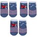 Комплект из 3 пар детских махровых носков Красная ветка м-650, джинс, размер 9-10