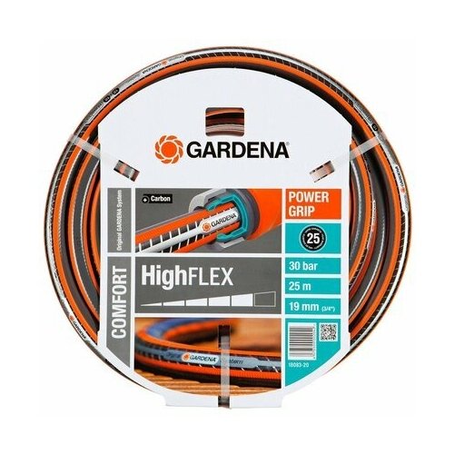 Шланг для полива GARDENA HighFlex 3/4 дюйма 25 м шланг для полива gardena highflex ø12 5 мм пвх на отрез