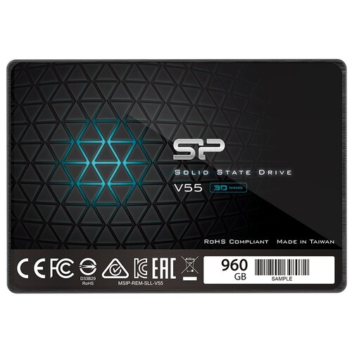 SSD 960 Gb Sata 6Gbs Silicon Power Velox V55 sp960gbss3v55s25 25 Tlc35 адаптер 1246600₽