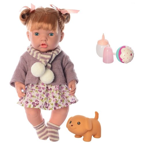 пупс s s toys любимая игрушка в платье звуковой 30 см 101023574 Пупс-кукла ABtoys Baby Ardana, 40см, WJ-C0018 мультиколор