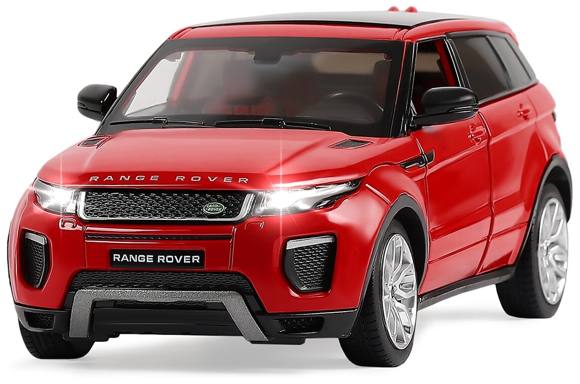 Автопанорама Модель 1:24 Land Rover Range Rover Evoque, красный 1200120JB Автопанорама .