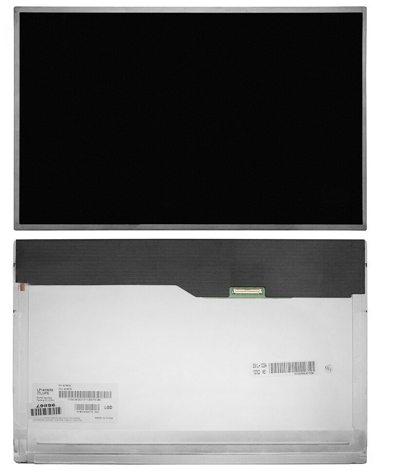 Матрица для ноутбука 141 1280x800 WXGA 40 pin LVDS Normal LED TN без крепления глянцевая PN LP141WX5 TLP3 5302₽
