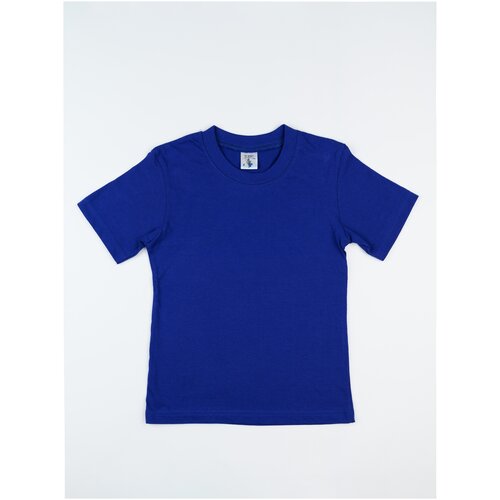 фото Футболка детская синяя (весёлый зайчик/слонёнок) peppikids 104 размер