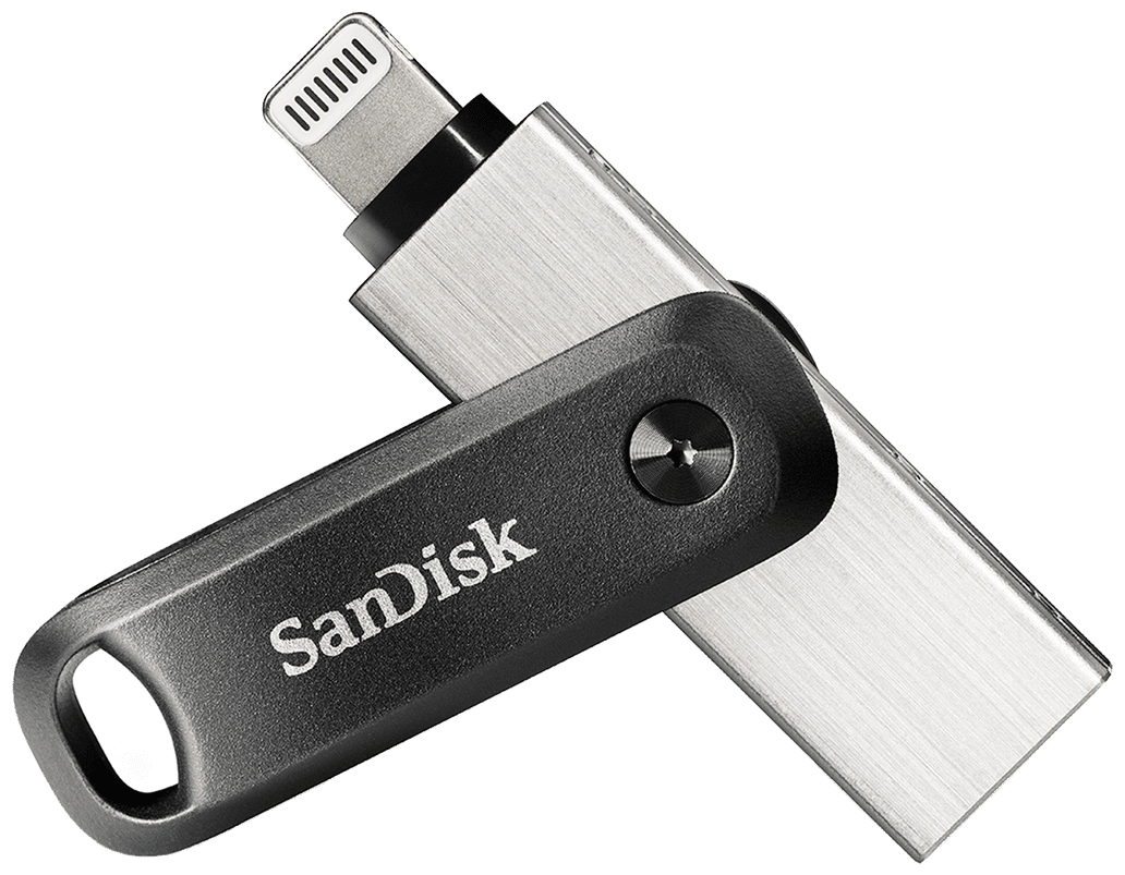 USB Флеш-накопитель SanDisk iXpand Go 128 ГБ черный