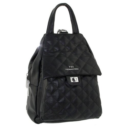 фото Сумка рюкзак трансформер стеганная polina & eiterou w 2681-1j polina & eiterou (balina)