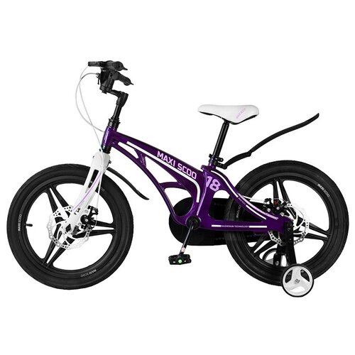 Детский велосипед Maxiscoo Cosmic 18 Делюкс год 2022 цвет Фиолетовый 1663000₽