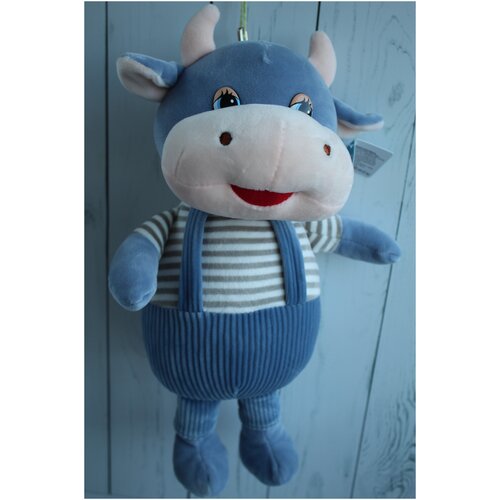 Мягкая игрушка Бычок в голубом -Бычок-малыш - Бычок мягкий