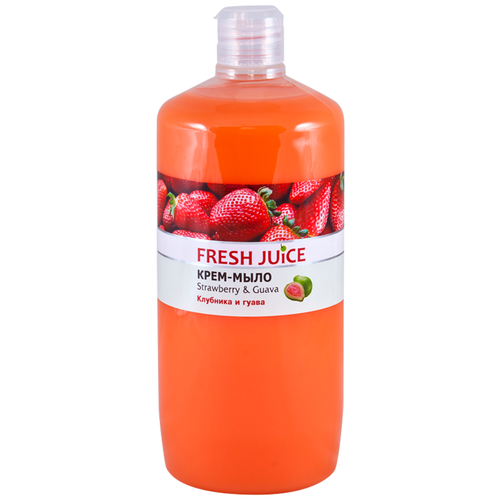 Эльфа Fresh Juice Крем-мыло Strawberry  & Guava, 1000мл