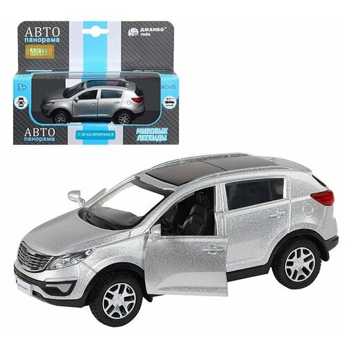 Модель 1:39 KIA SPORTAGE R, серебряный 1251435JB Автопанорама
