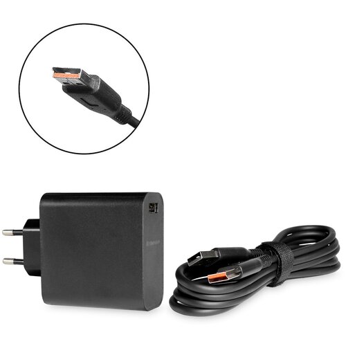 Блок питания для ноутбука Lenovo 20V 2.0A (Lenovo USB) 40W ADL40WCG блок питания сетевой адаптер adl40wcg для ноутбуков lenovo 20v 2a 40w power usb черный в розетку