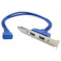 Планка USB3.0 Orient C087 вывод 2-х портов usb3.0 с материнской платы на корпус