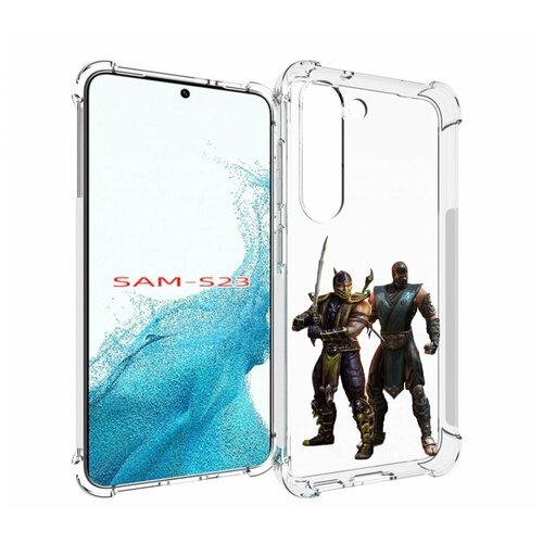 Чехол MyPads Mortal-Kombat-1 для Samsung Galaxy S23 задняя-панель-накладка-бампер