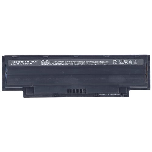 аккумулятор j1knd premium для dell inspiron n5110 n5050 n5040 m5040 n4050 11 1v 4080mah 45 3wh Аккумуляторная батарея iQZiP для ноутбука Dell Inspiron N5110 N4110 (04YRJH) 11.1V 5200mAh черный OEM