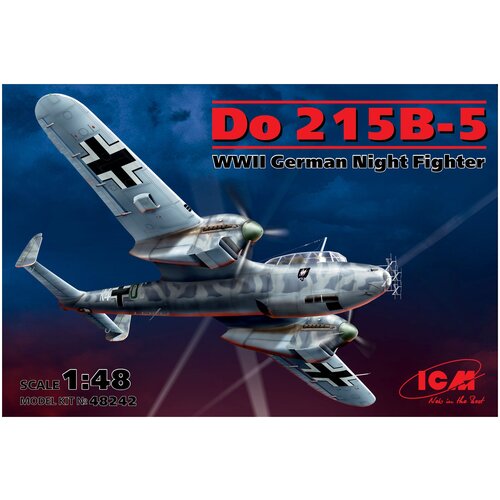 48242 Do 215 B-5, Германский ночной истребитель 2 МВ сборная модель немецкий ночной истребитель дорнье do 215 b 5 1 48 48242 icm