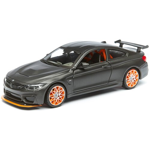 Легковой автомобиль Maisto BMW M4 GTS 31246 1:24, 20 см, metallic flat grey maisto 1 24 bmw m4 gts assembled diy die casting model car collection gift collection toy tools