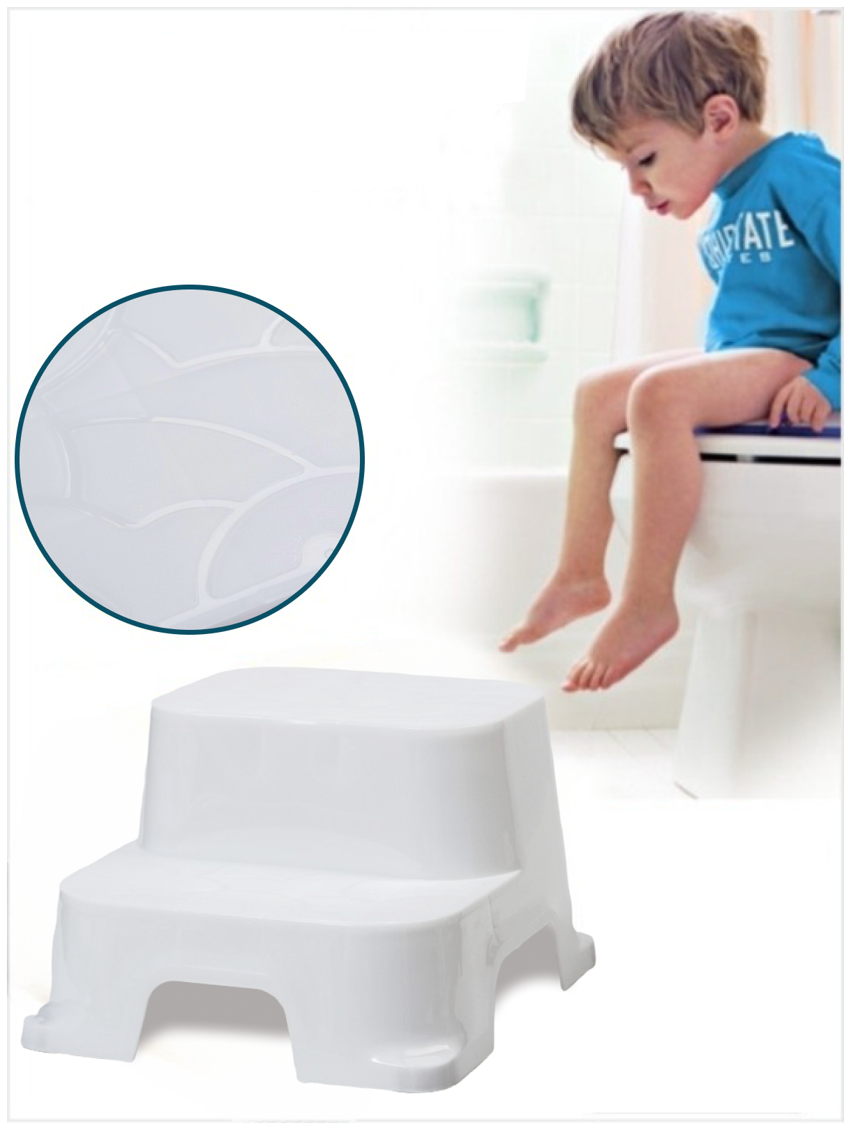 Подставка для ног детская табурет пластиковый для детей ступенька для унитаза ванной стульчик стул