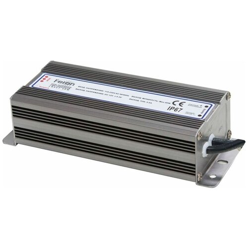 Трансформатор электронный для светодиодной ленты 150W 12V IP67 (драйвер), LB007, 21497 трансформатор электронный для светодиодной ленты 100w 12v ip67 драйвер lb007 feron 21493 1 шт