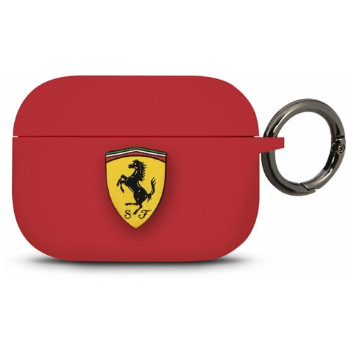 фото Чехол ferrari для airpods pro silicone case with ring red
