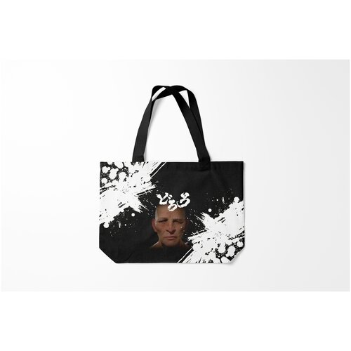 фото Сумка-шоппер / 46х35 см / аниме / дороро biwamaru бивамару монах z burnettie