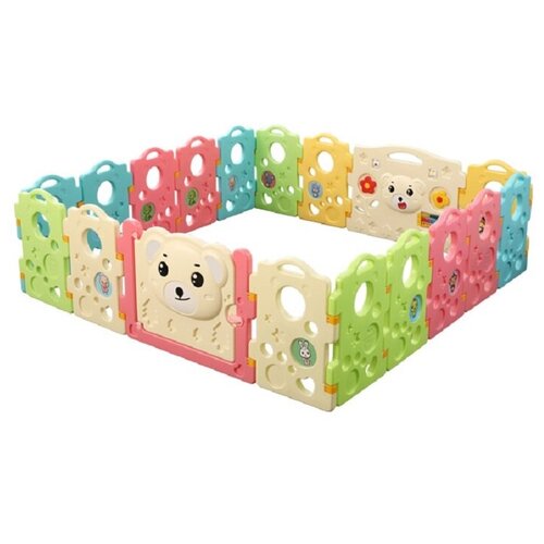 Манеж-ограждение Floopsi Cute Bear 16 секций (145x182)