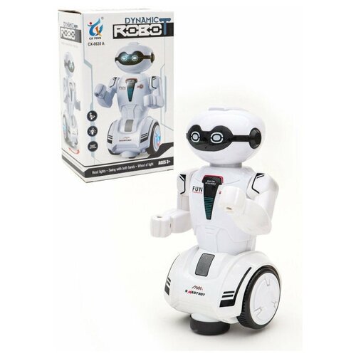 фото Музыкальная игрушка робот с подсветкой ездит и поворачивается на 360 toysstore
