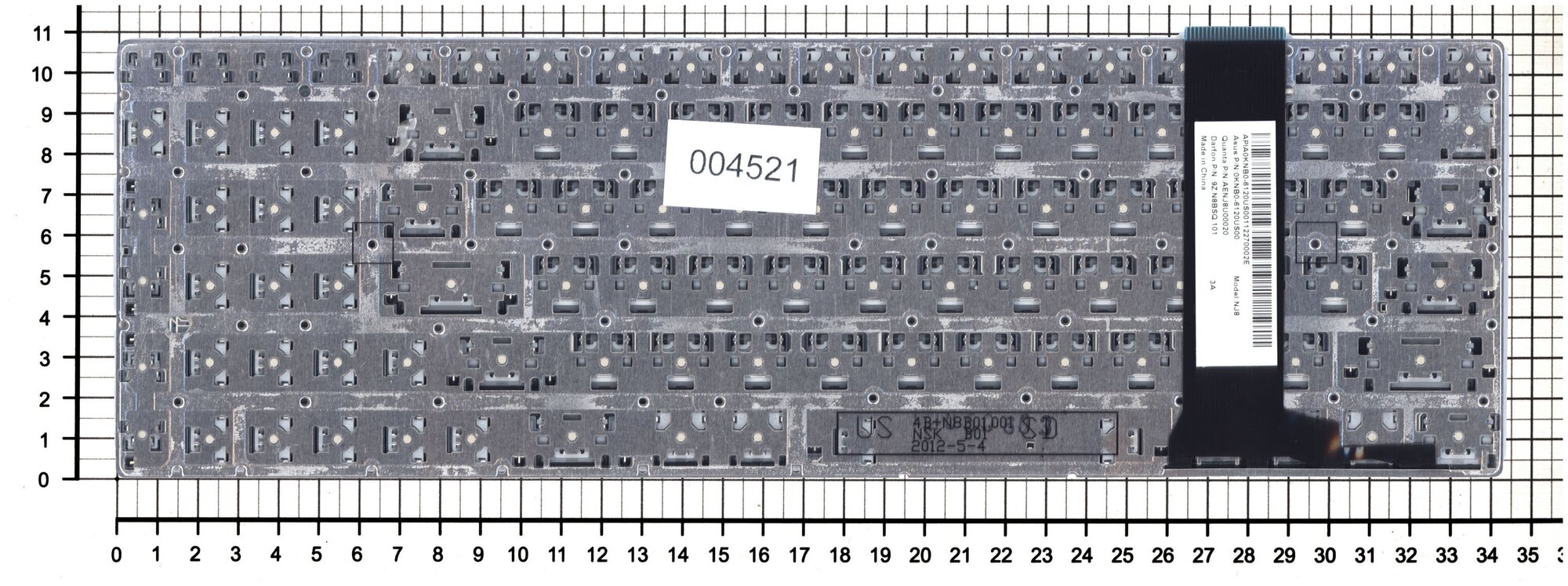 Клавиатура для ноутбука Asus 0KN0-M31US13 русская черная