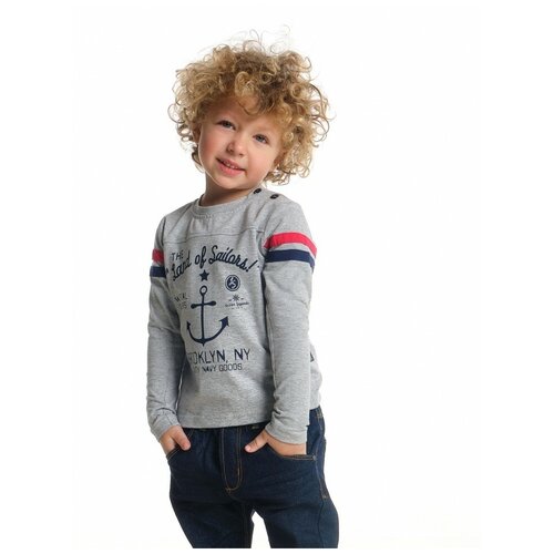 фото Лонгслив mini maxi, 3554, цвет белый, размер 104