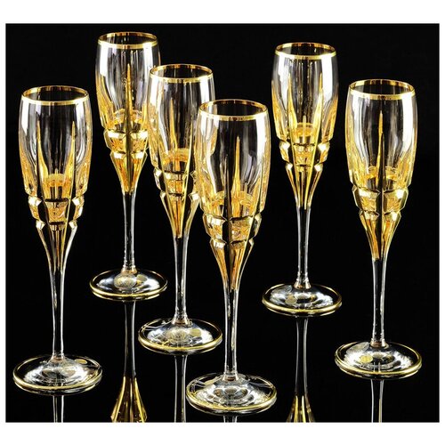 фото Набор бокалов для шампанского baron 6 бокалов same decorazione