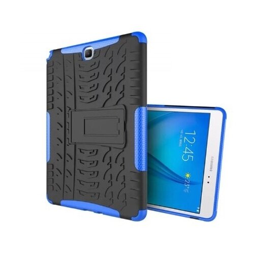фото Чехол-бампер mypads для samsung galaxy tab a 9.7/ t550 противоударный усиленный ударопрочный синий