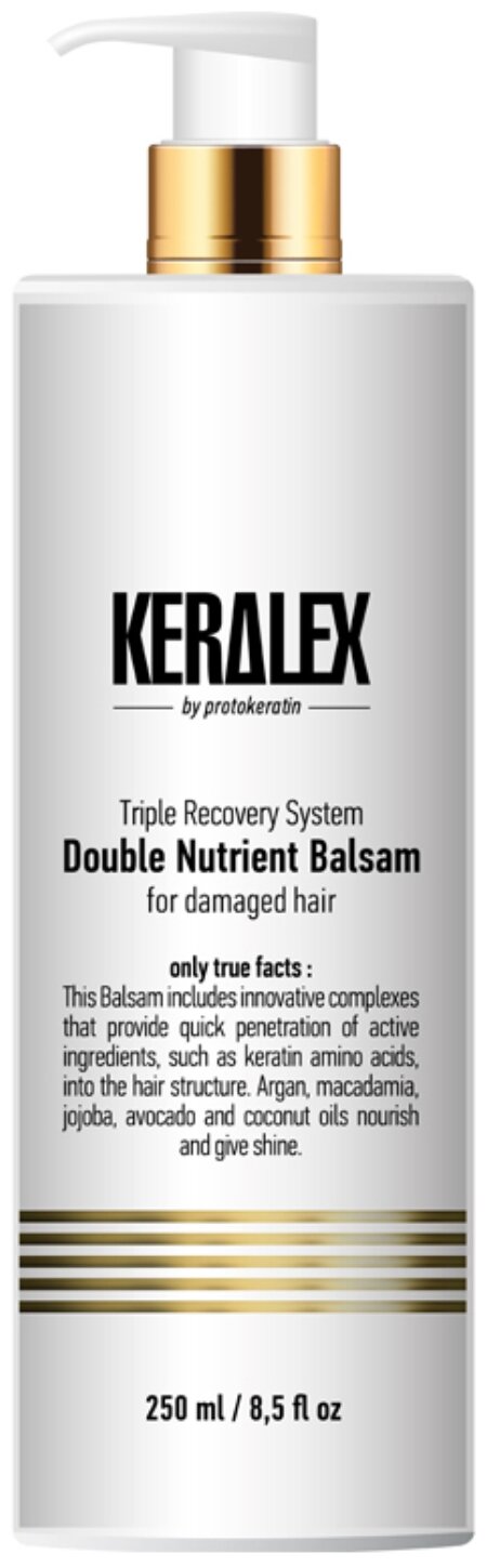 PROTOKERATIN бальзам Keralex Double Nutrient Balsam, 250 мл