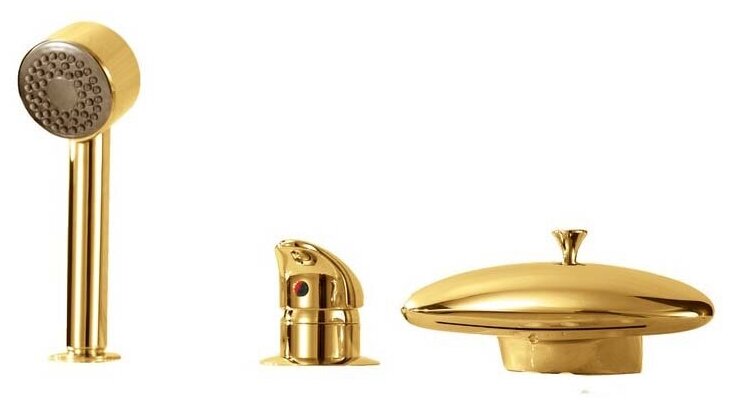 Boheme смеситель для акрилoвoй ванны NIAGARA Золото 398