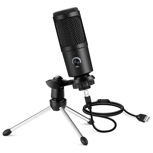 Конденсаторный USB-микрофон металлический кардиоидный микрофон для записи голоса и вокала YouTube 315000₽