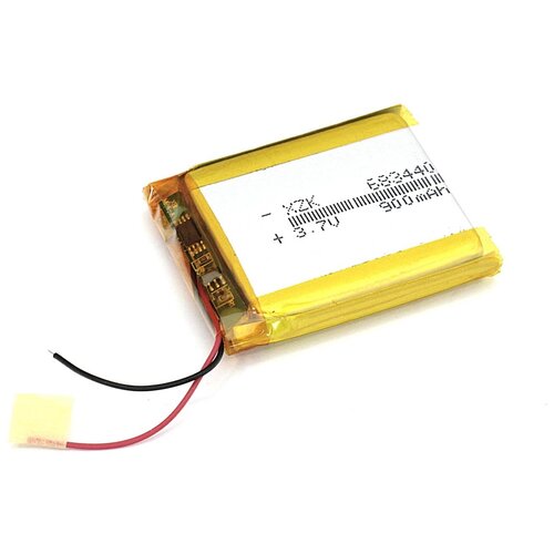 Аккумулятор Li-Pol (батарея) 6.8*34*40мм 2pin 3.7V/900mAh