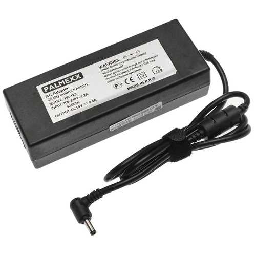 Блок питания PALMEXX для ноутбука Asus 19V 9.5A (5.5 2.5) (кабель питания в комплекте) адаптер питания palmexx для ноутбука asus 19v 2 1a 2 5x0 7 чёрный кабель питания в комплекте