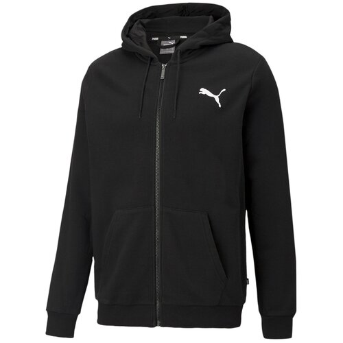 фото Толстовка puma ess small logo fz hoodie tr черный l 58670451