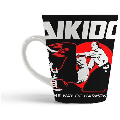 фото Кружка-латте coolpodarok "aikido (айкидо)"