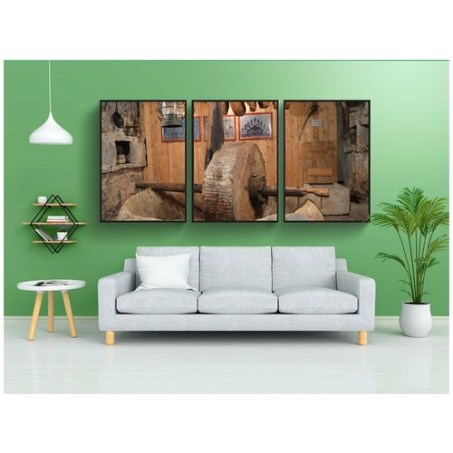 фото Набор модулных постеров для интерьера "котор, измельчает, окорока" 60x90 см. в тубусе, без рамки lotsprints