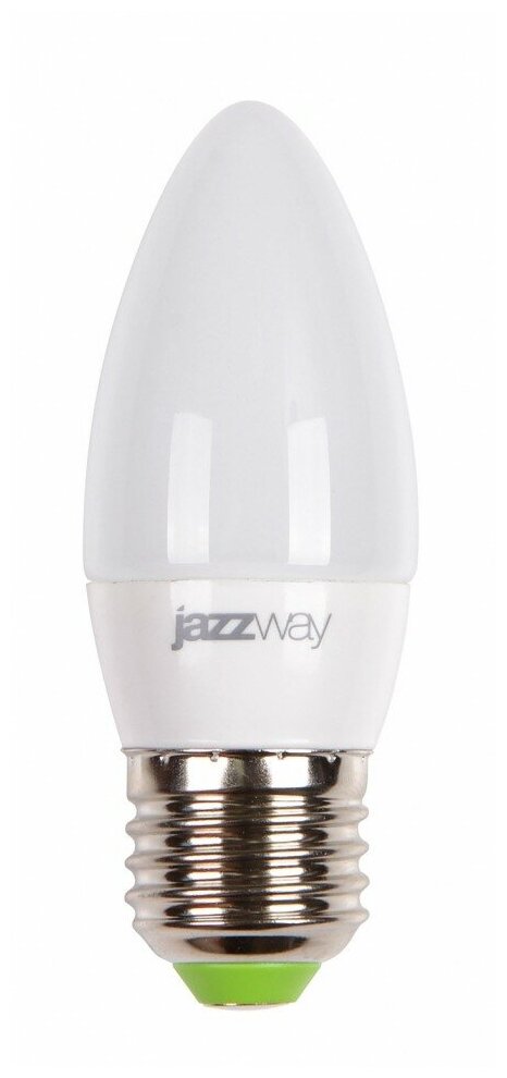 Лампа 7W свеча светодиодная PLED- SP C37 7W E27 4000K (7W=60Вт, 560Lm) 230/50 Jazzway