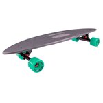 Скейтборд пластиковый Fishboard 31 green 1/4 - изображение
