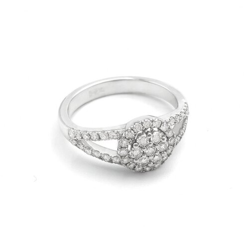 Кольцо из белого золота с бриллиантами Crystal Merchant