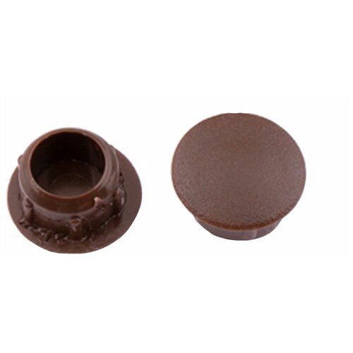 Заглушка декоративная пластиковая d10 мм дуб (35 шт.)