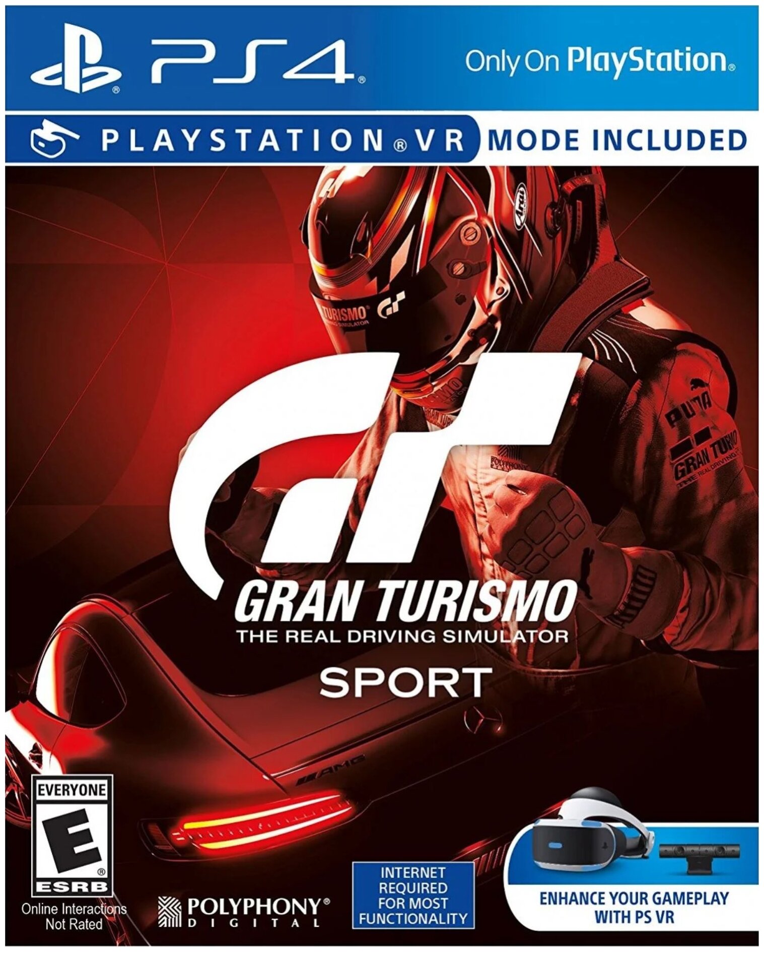 Gran Turismo Sport (с поддержкой PS VR) Русская Версия (PS4) (Bundle Copy)