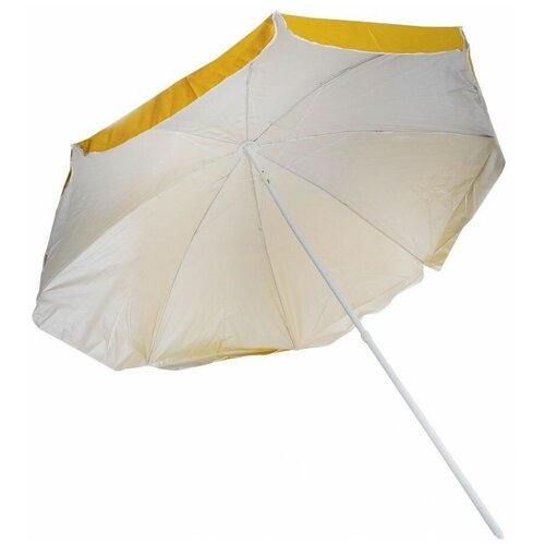 Зонт пляжный d=160/h=170см, стойка 19/22мм, полиэстер 170T, желтый