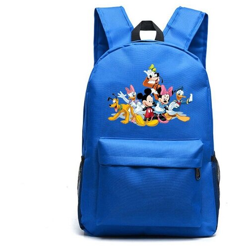 Рюкзак персонажи Микки Маус (Mickey Mouse) синий №3