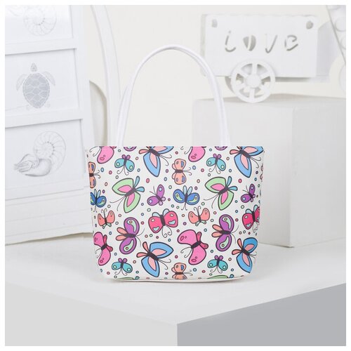 фото Сумка детская, отдел на молнии, цвет белый mikimarket