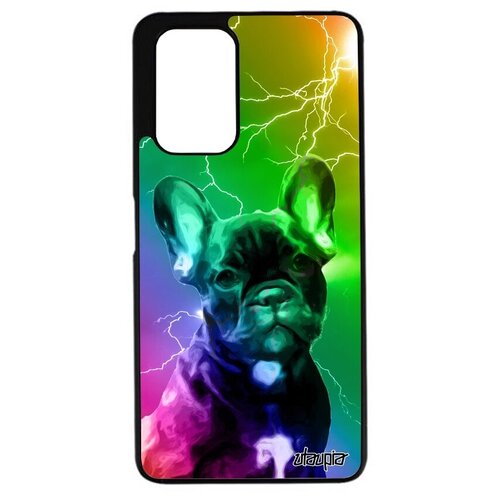 фото Красивый чехол для телефона // xiaomi redmi 9t // "бульдог" животные английский, utaupia, оранжевый