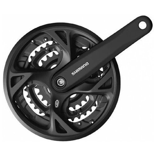 фото Система shimano altus m371, 170 мм, кв., 44/32/22, с болтами, защитой